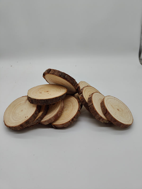 شرائح خشبية طبيعية